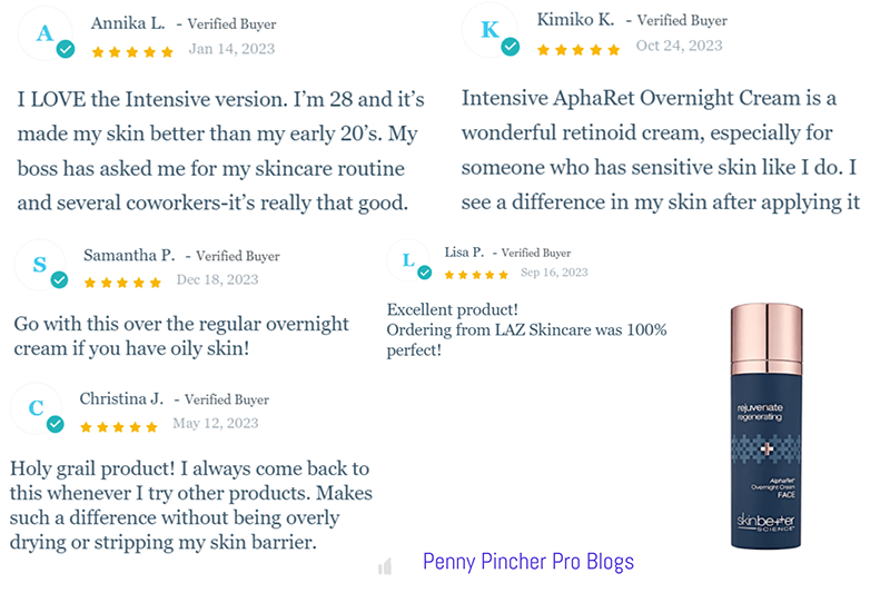 SkinBetter Science AlphaRet Overnight Cream review for best face creams for wrinkles