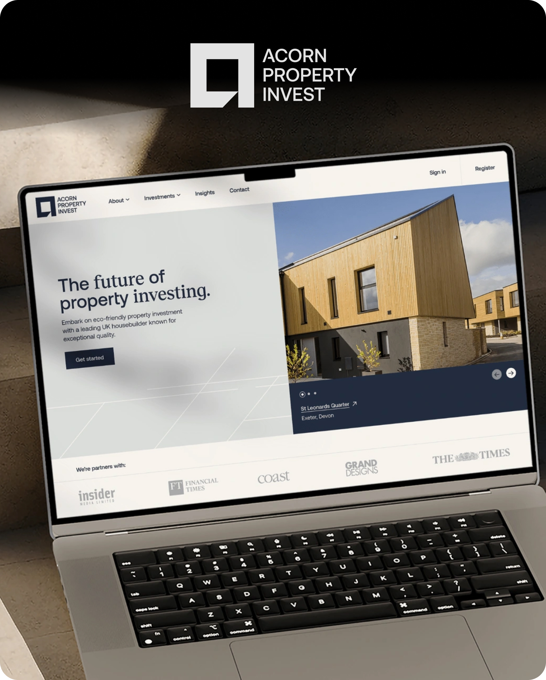 Acorn PG — Real Estate Web Platform for Acorn PG
