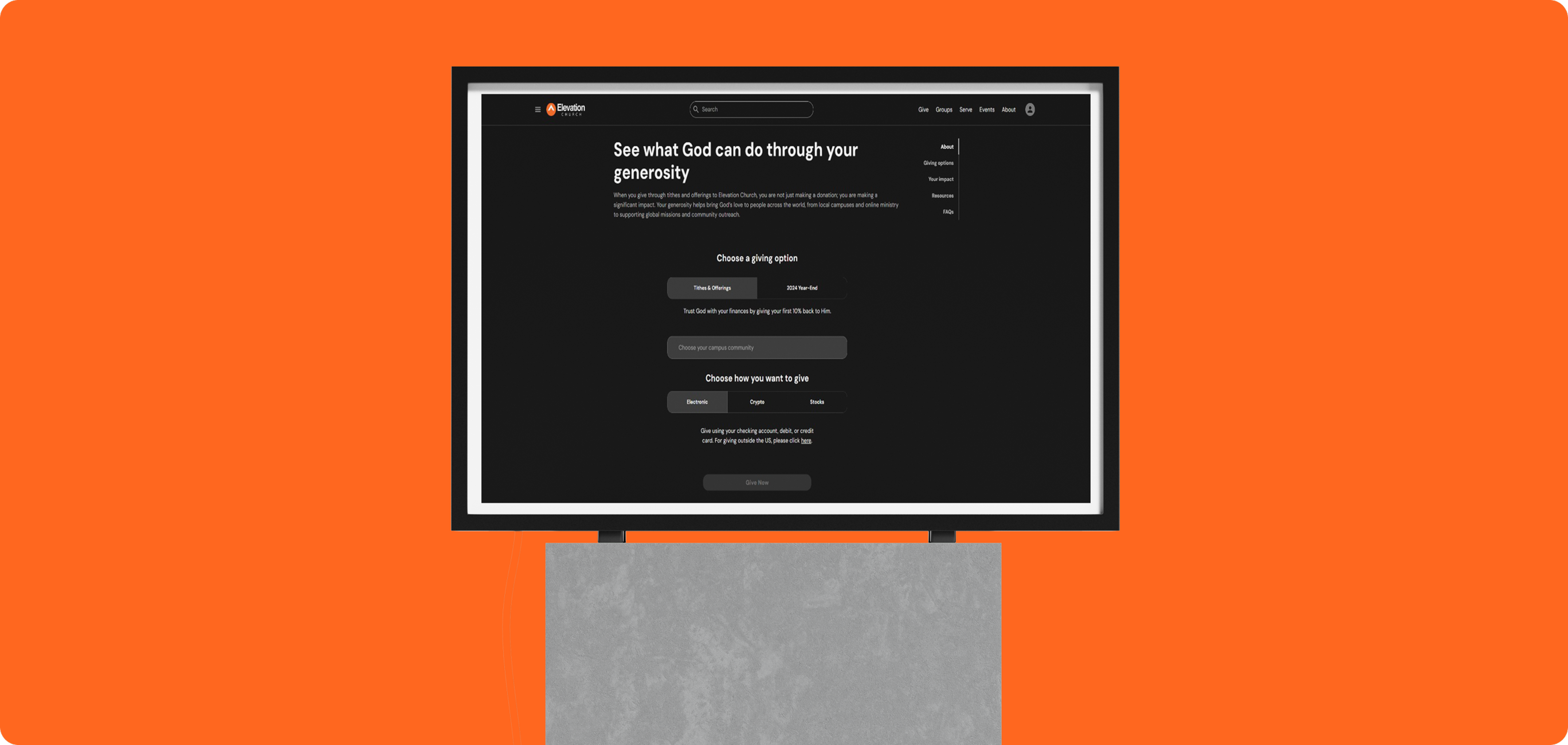 Elevation Church — product detail