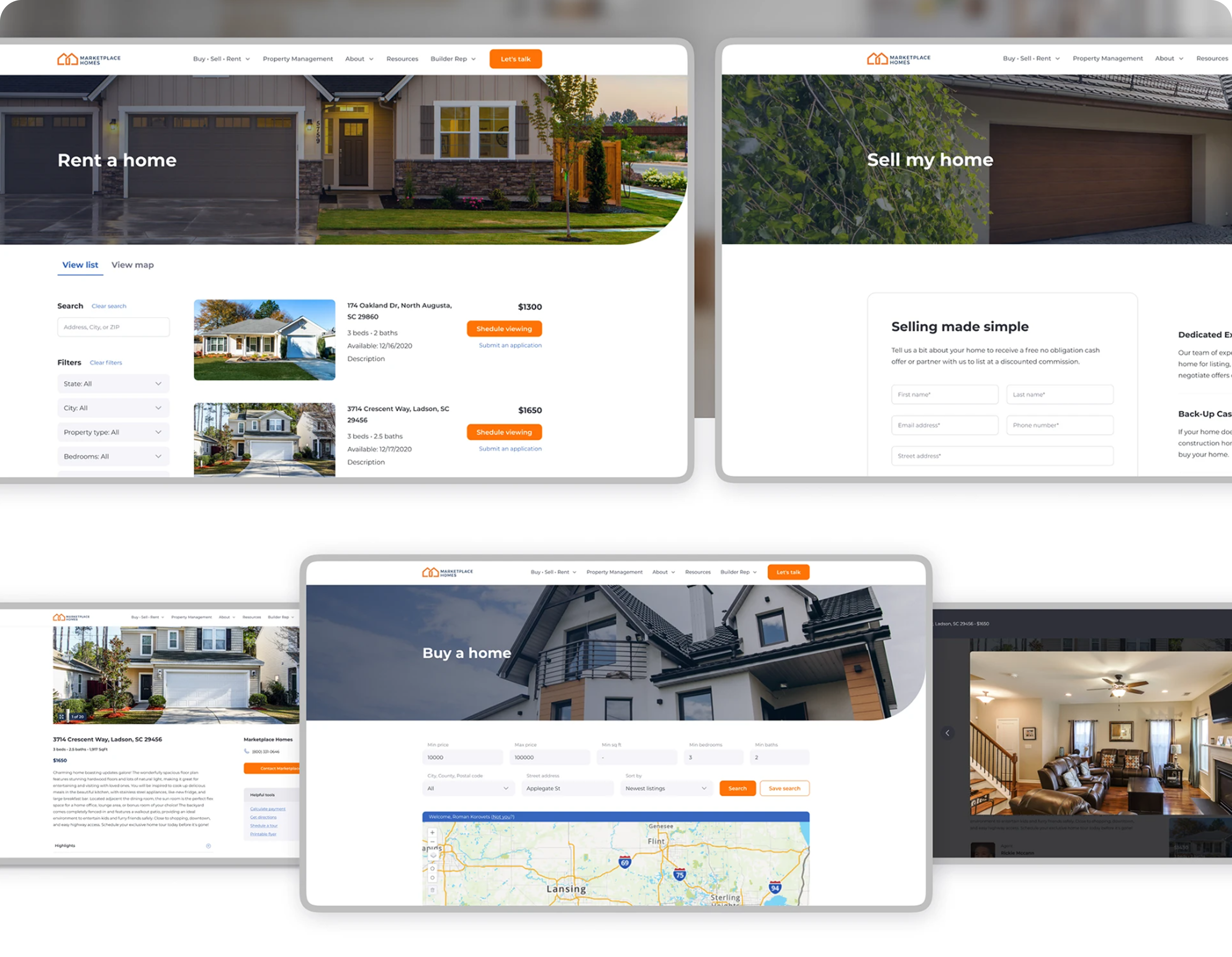 Marketplace Homes — product detail
