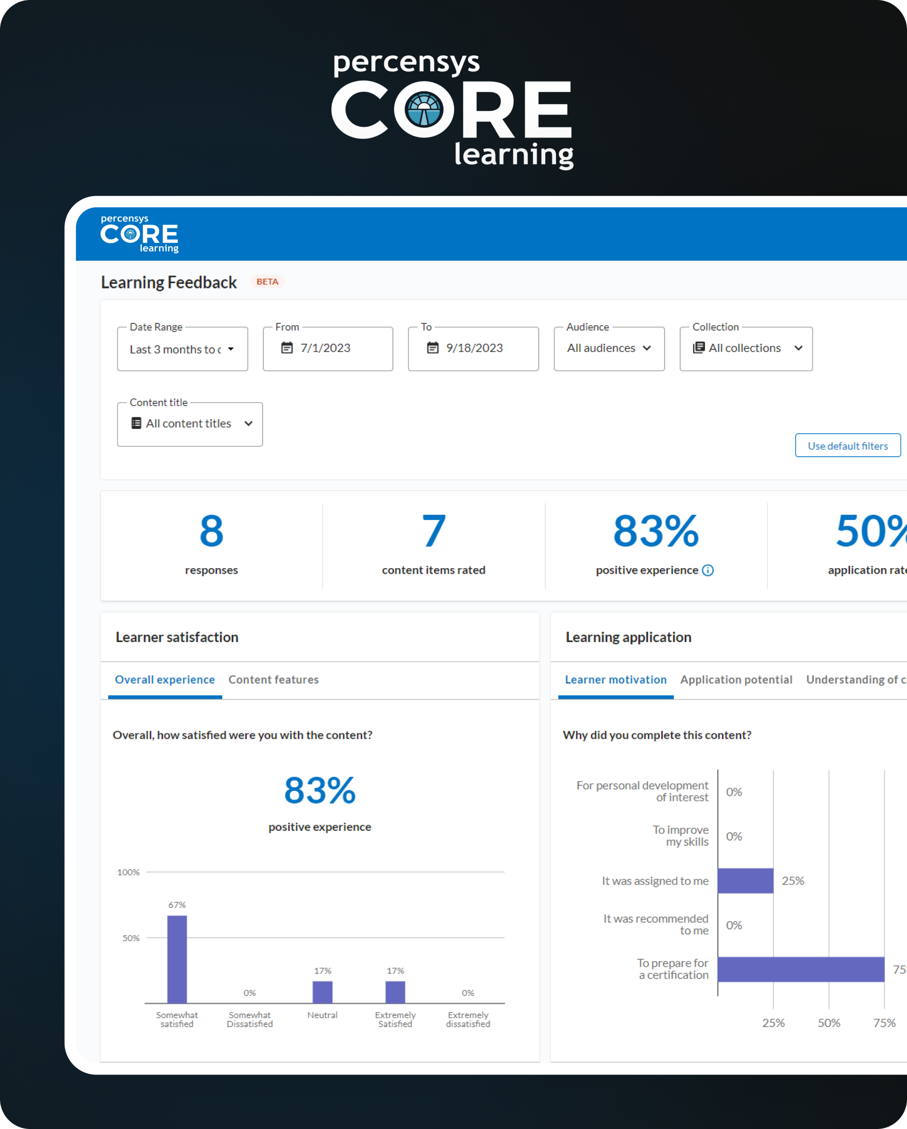 Percensys Core Learning — Learner & Admin Workflows for Percensys