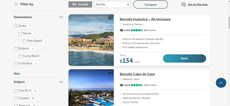 Barcelo Hotels discounts 